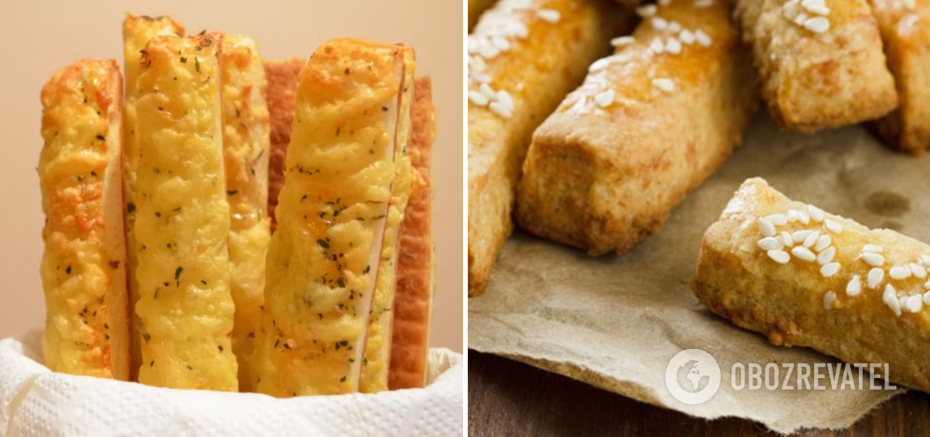 Cheese sticks without eggs and baking powder