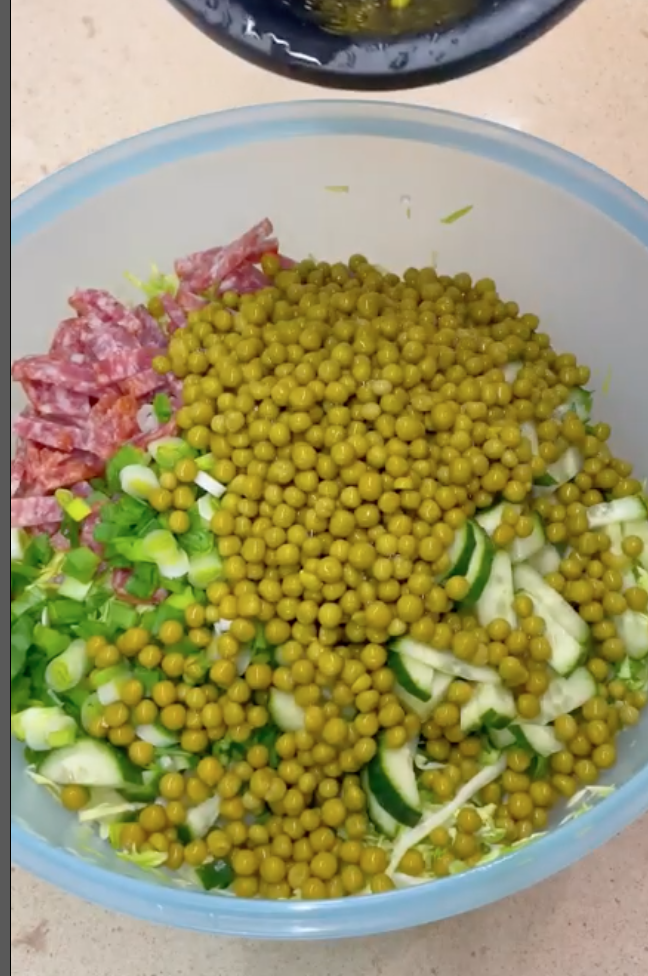 Salad Preparation.