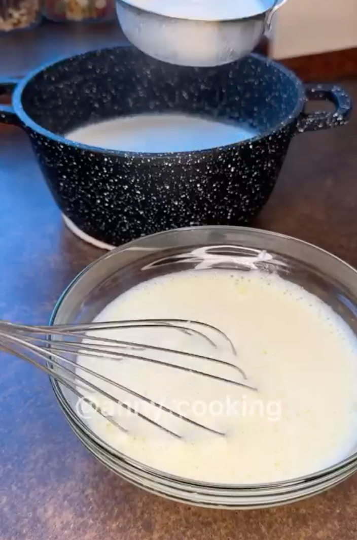 Milk to make ice cream