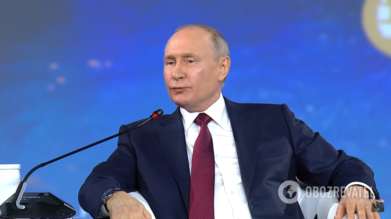 Vladimir Putin at SPIEF 2023