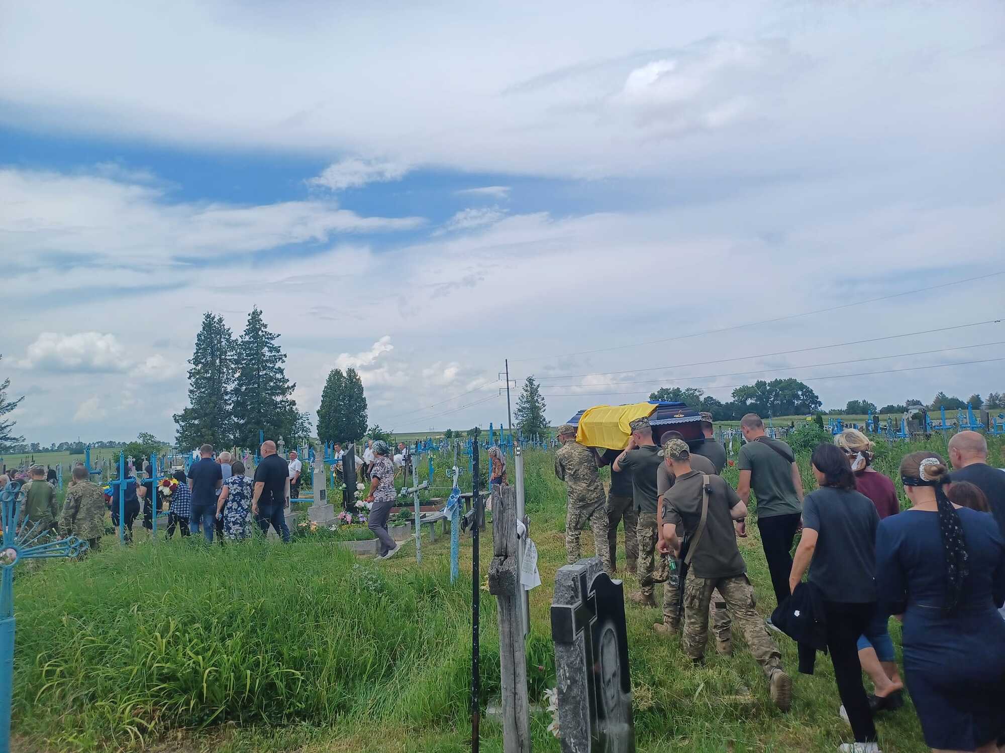 Defender of Ukraine was buried in the village of Krupets