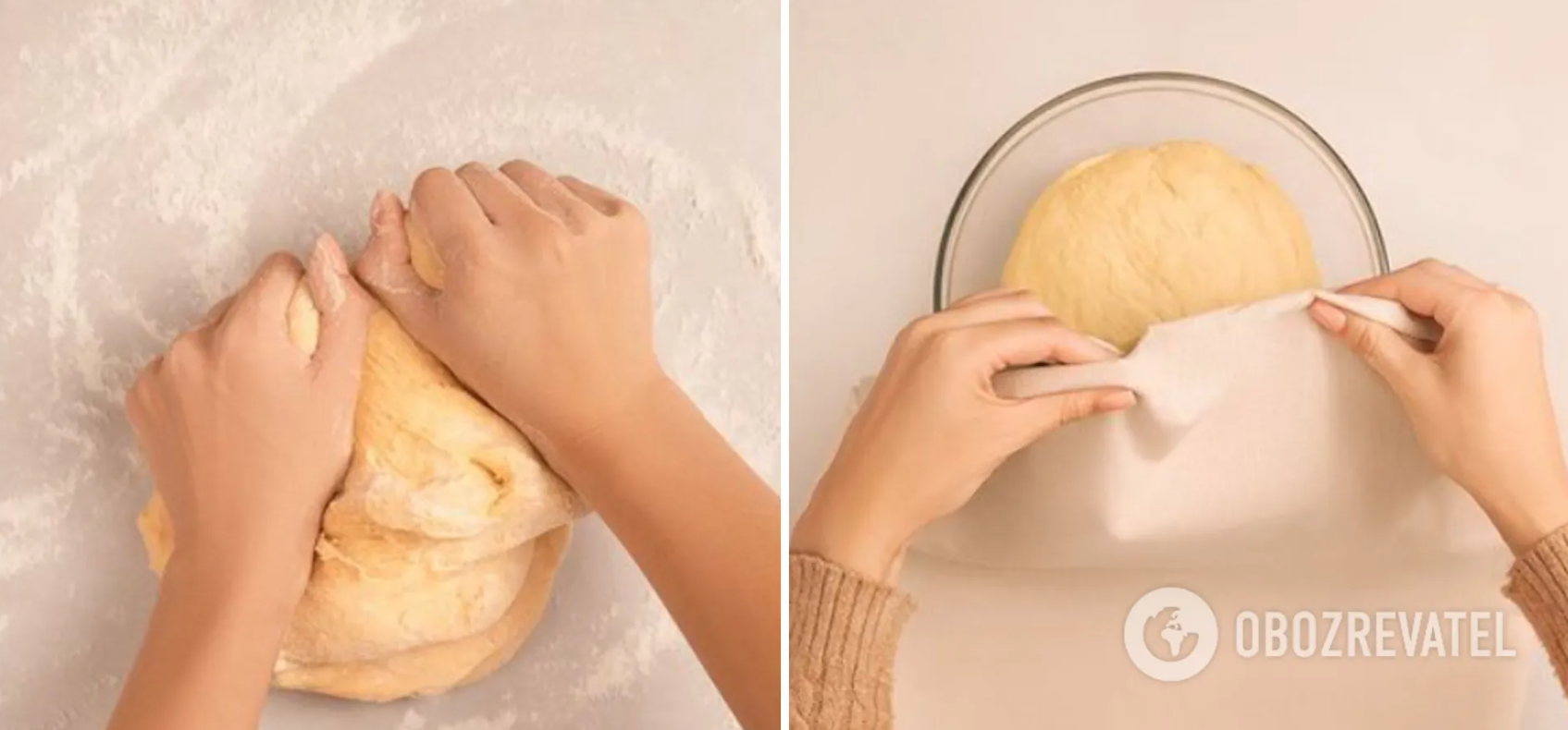 Dough for homemade scones