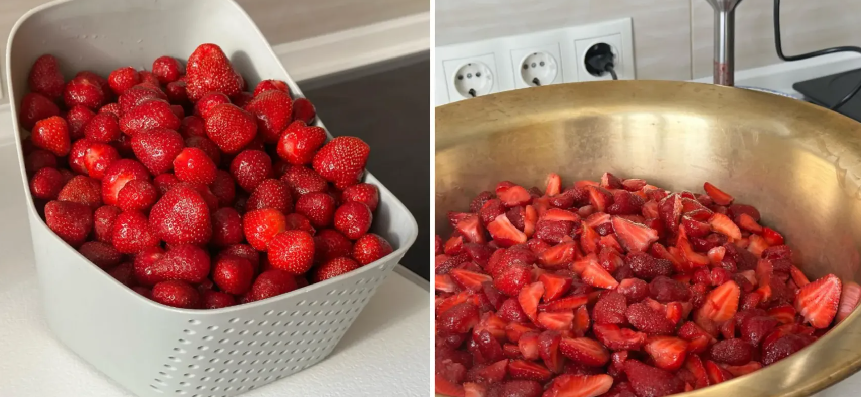 Homemade strawberries