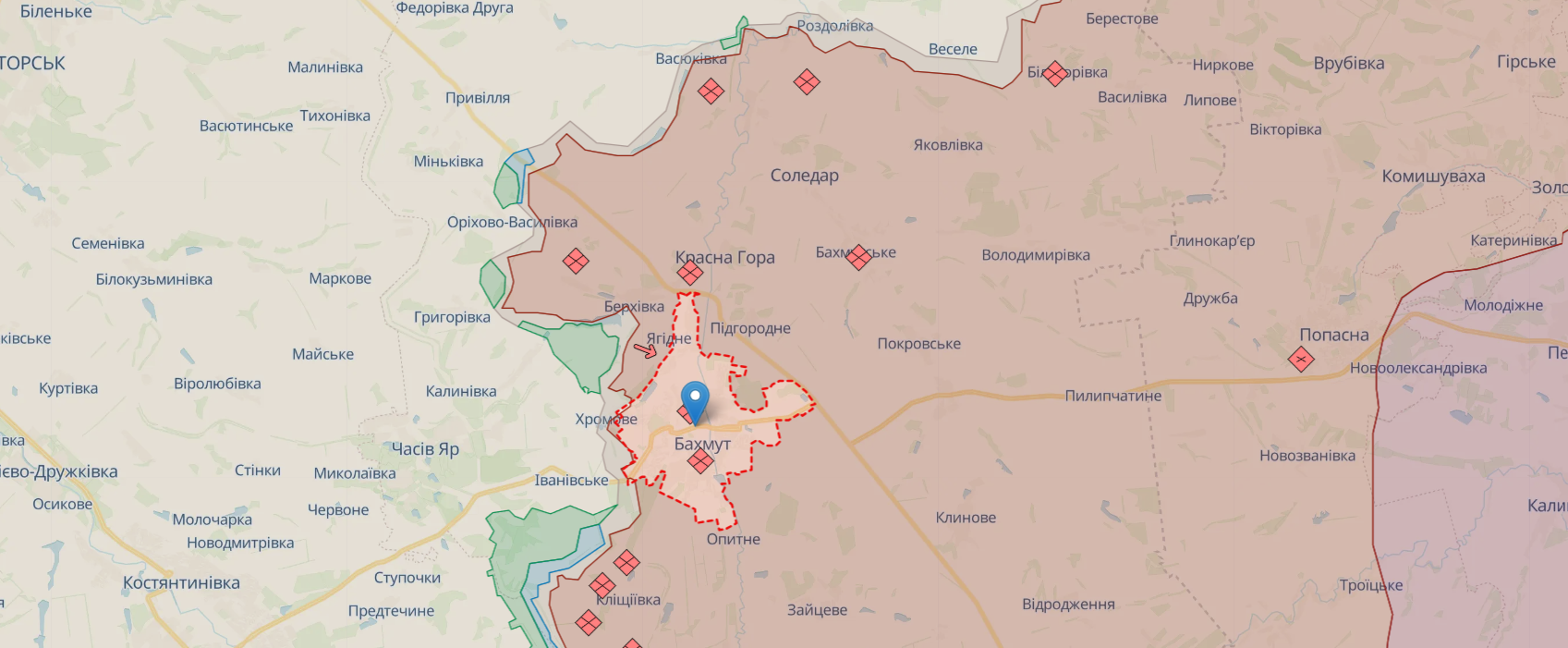 Ukraińskie Siły Zbrojne dokonały ataku w pobliżu Bakhmut, zniszczyły wrogi moździerz i skład amunicji. Wideo