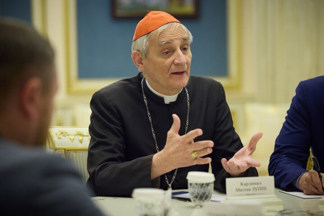 Cardinal Matteo Zuppi visits Ukraine