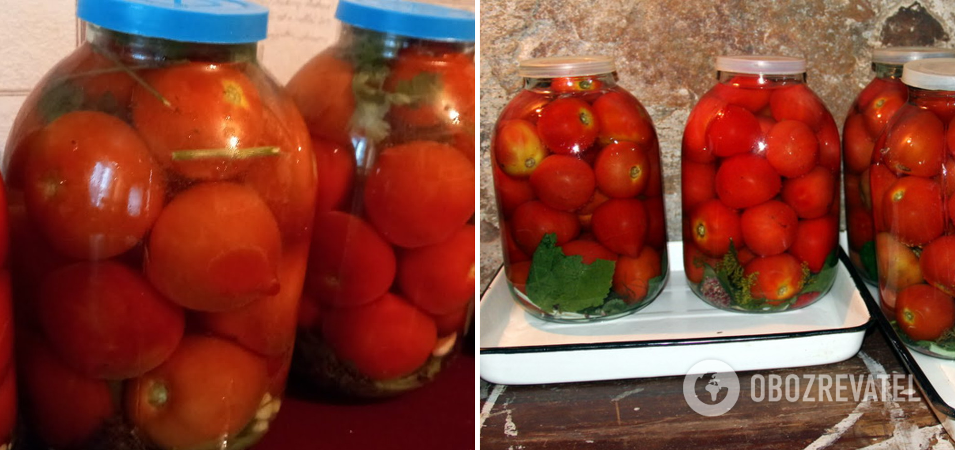 Recipe for quick-cooking sour tomatoes