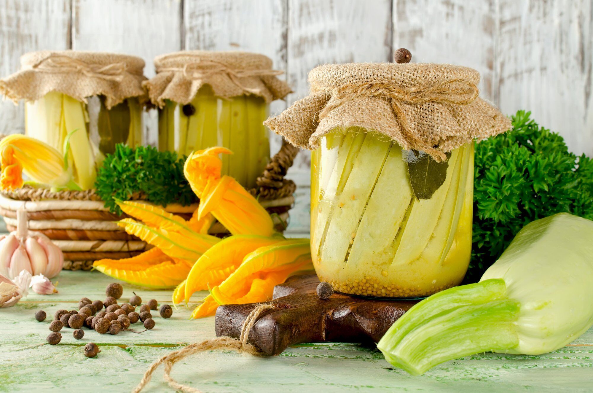 Courgettes for winter