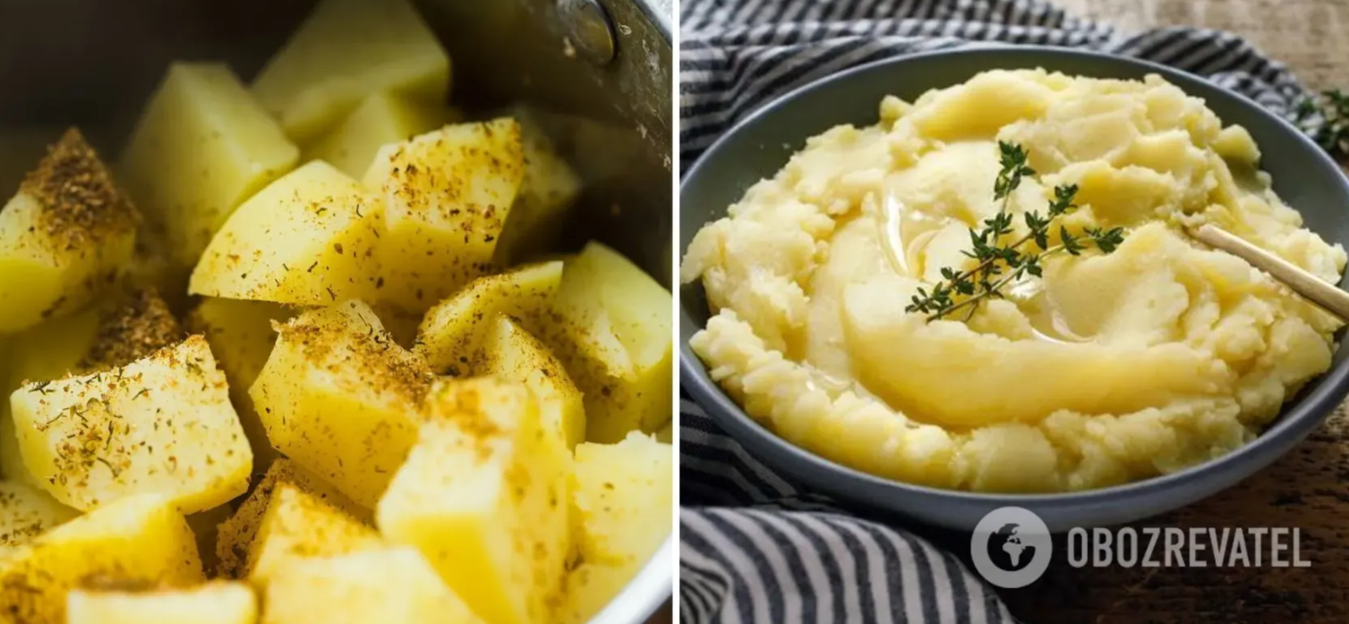 Ready-made mashed potatoes