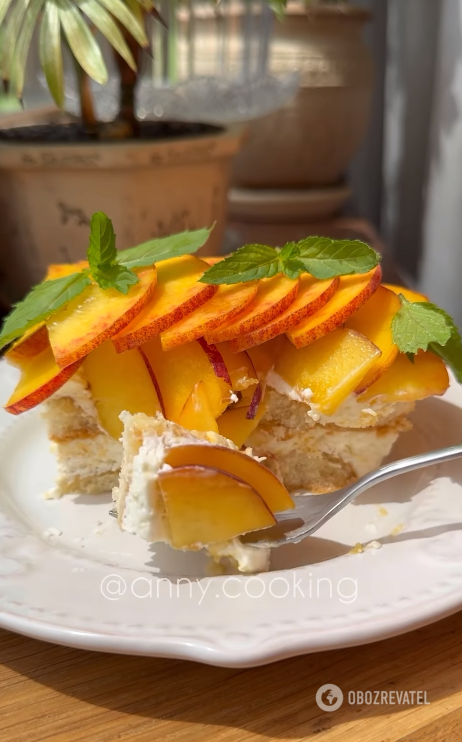 Peach tiramisu in 20 minutes: how to make a spectacular seasonal dessert