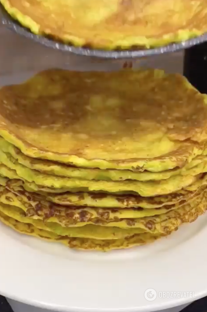 Ready-made pancakes
