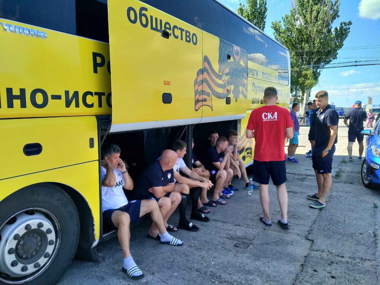Bus nearly collapses: Russian footballers under attack on Crimean bridge after game in Sevastopol