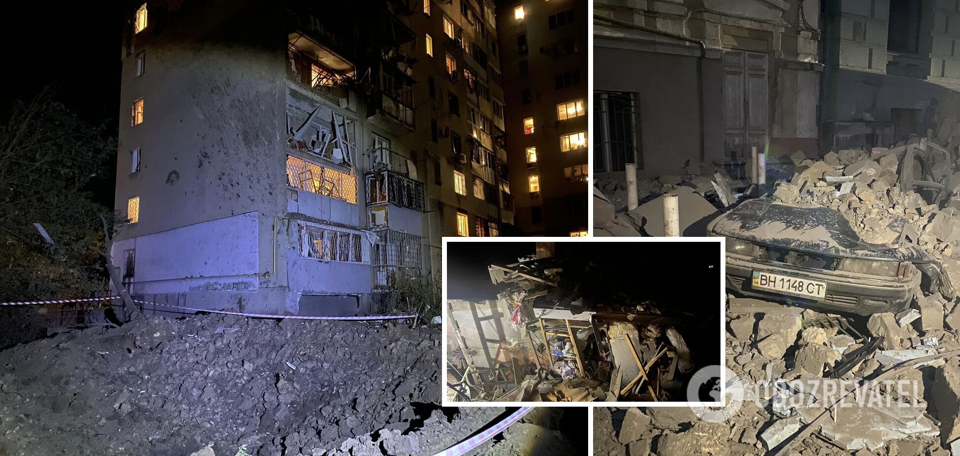 New photos and details of the night attack of the Russian Federation on Odesa have appeared: destruction in the city, UOC-MP cathedral damaged