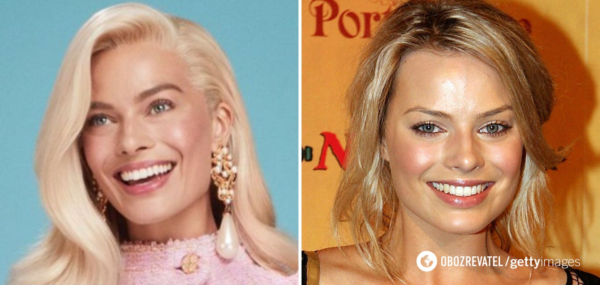 Nose, eyes, chin altered: expert reveals how Margot Robbie 'reshaped' her face before 'Barbie' shoot. Photo comparison