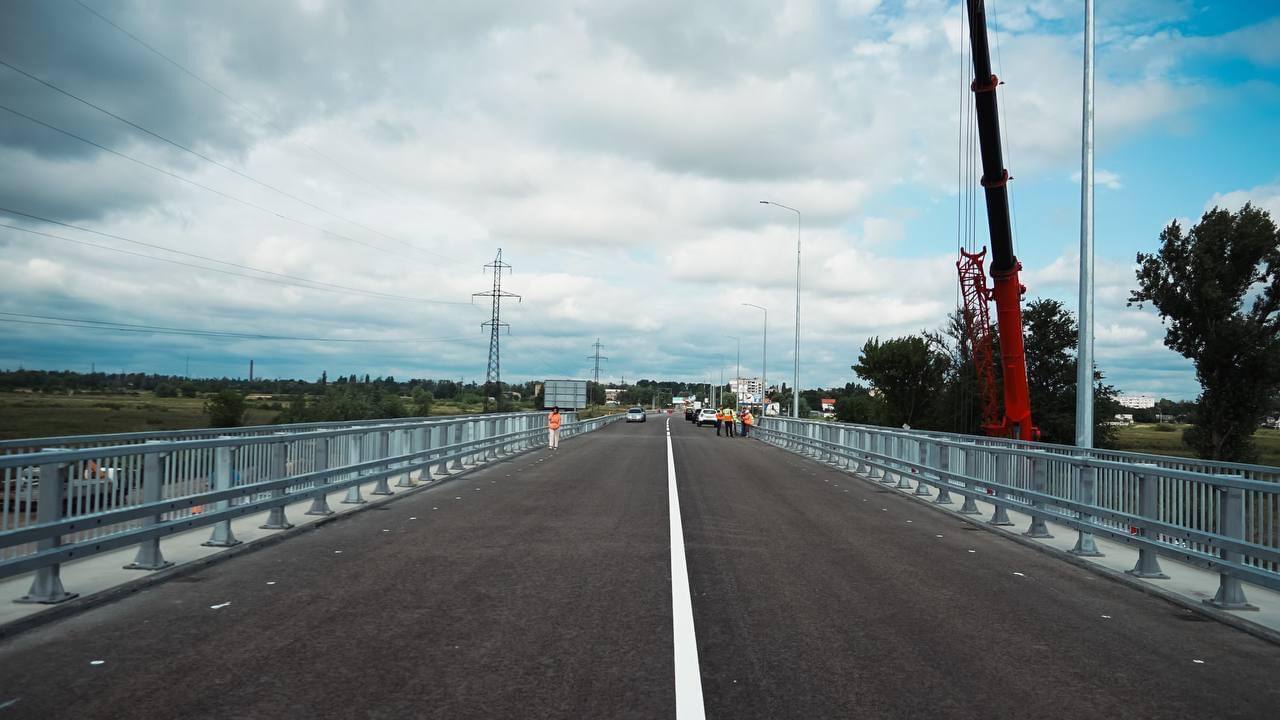 Another bridge destroyed by the occupants in the spring of 2022 restored in the Kyiv region. Photo