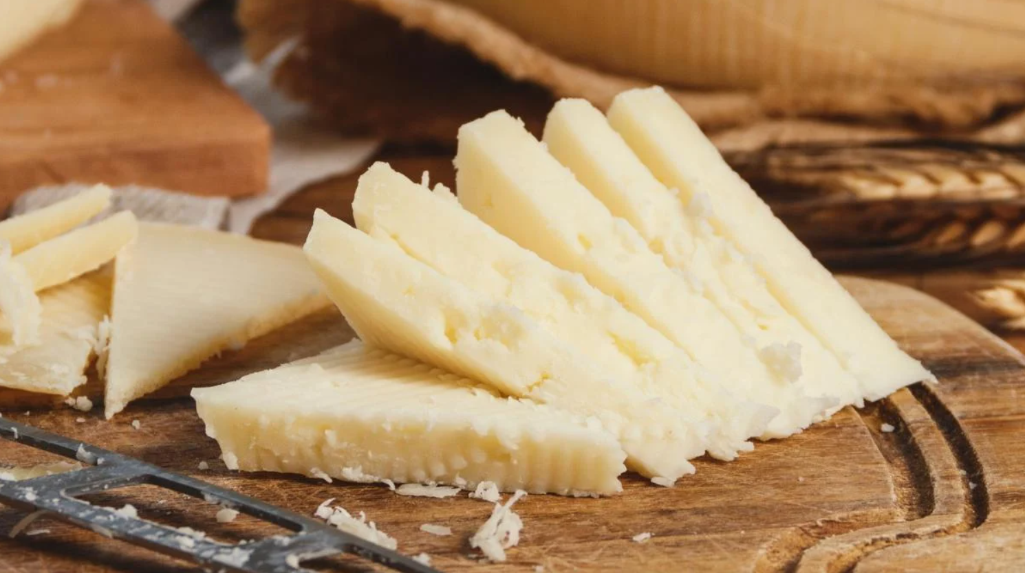 Homemade hard cheese