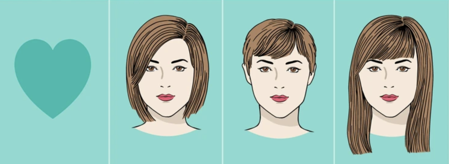 Layered hairstyles are suitable for girls with a triangular face shape.