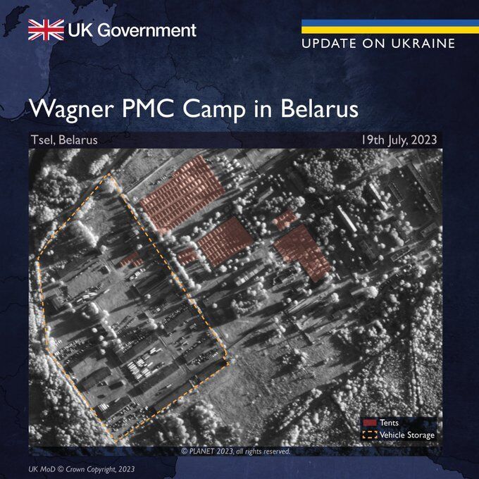 Brytyjski wywiad wyjaśnił, dlaczego najemnicy Wagnera pojechali na Białoruś bez ciężkiego sprzętu