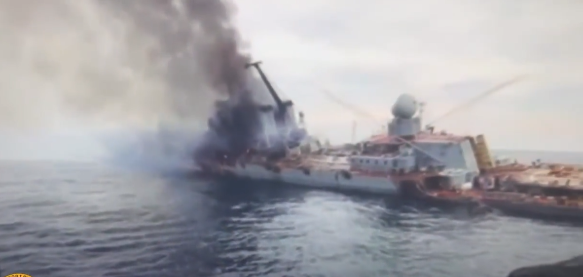 Russian Navy sailors received surprise ''congratulations'' from Ukrainians. Exploded video