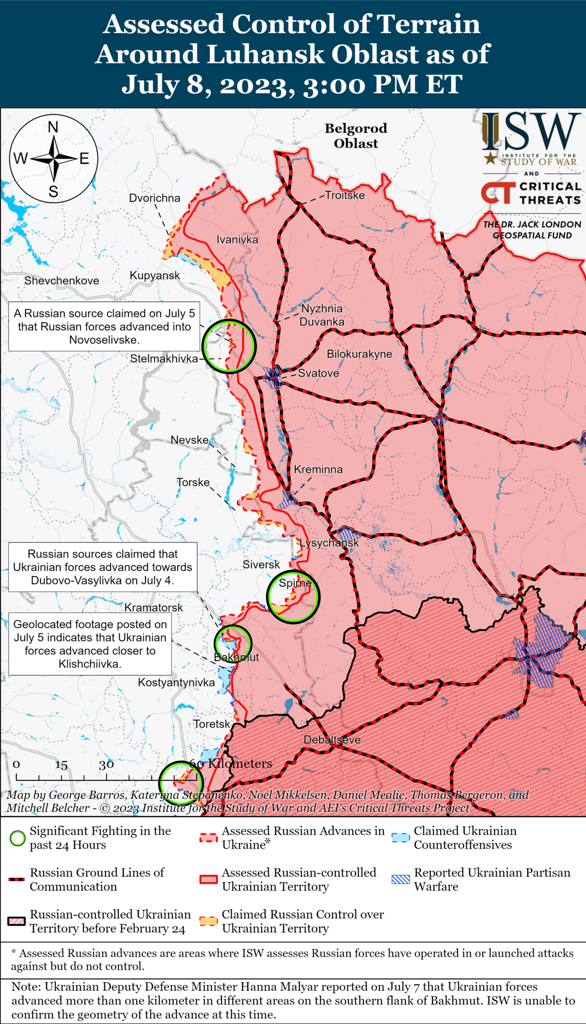 Fighting. Kherson region and Luhansk region.