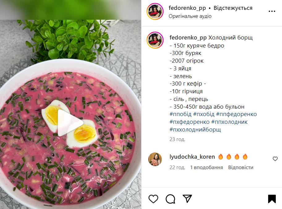 Cold borscht recipe