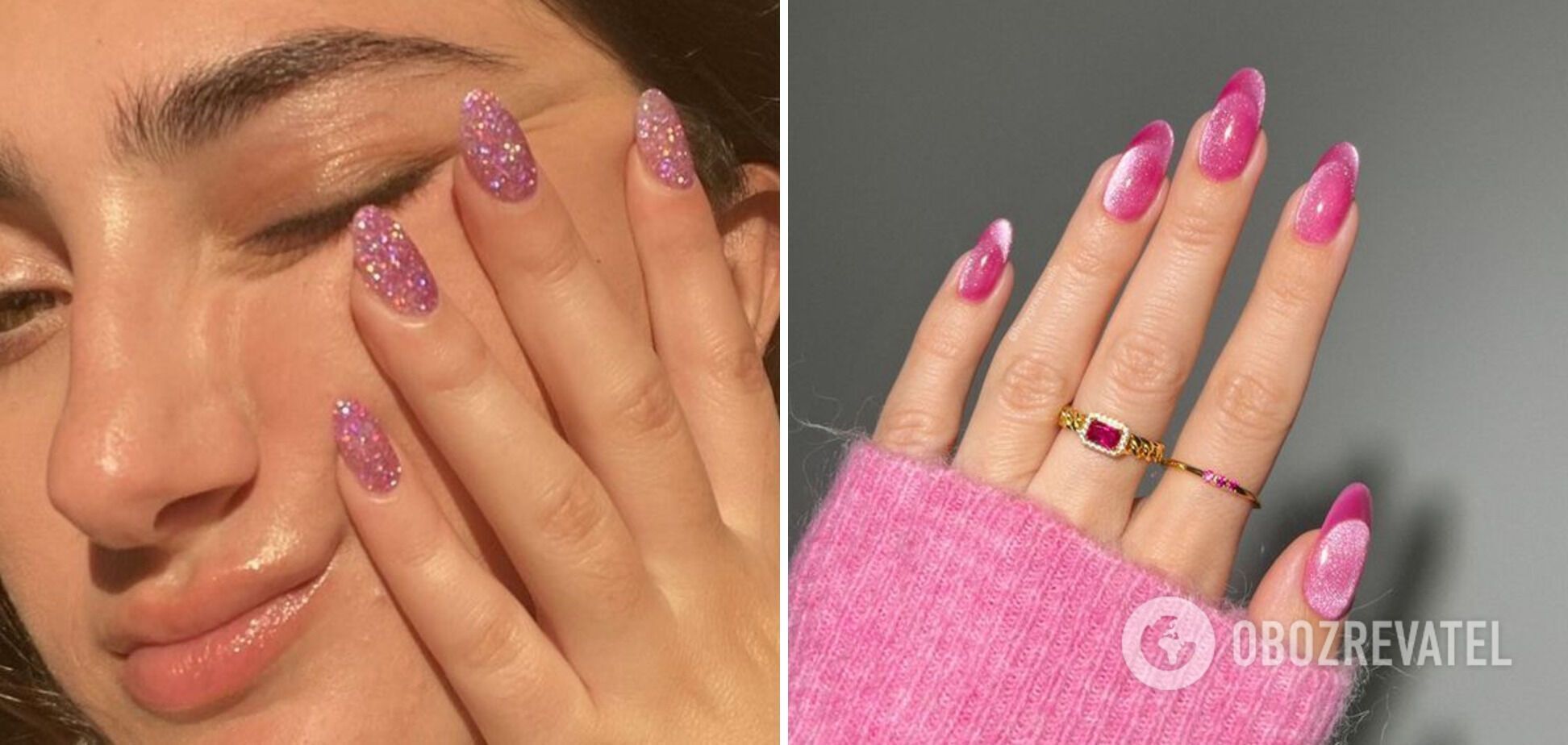 This is what you need! The best Barbiecore manicure ideas: the trend was set by Margot Robbie. Photo