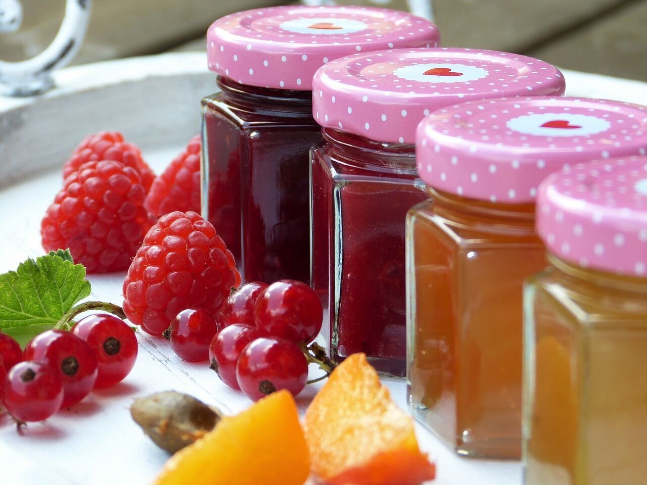 Homemade jam from berries