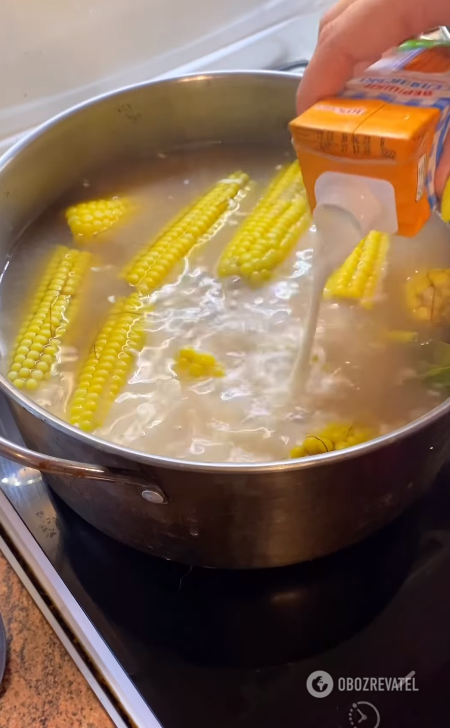 Unexpected ingredients to cook corn with to make it soft and juicy