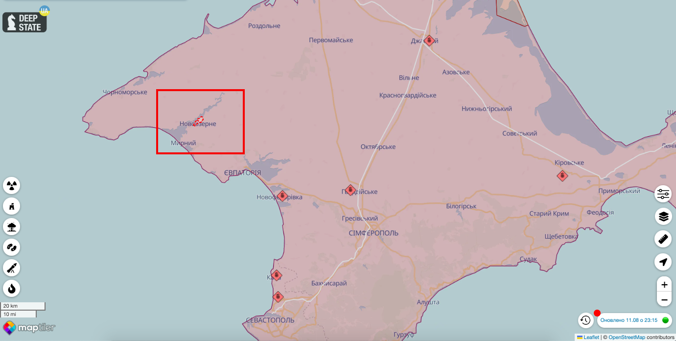 Novoozerne in Crimea attacked by drones, the occupants claimed the work of air defense: all the details