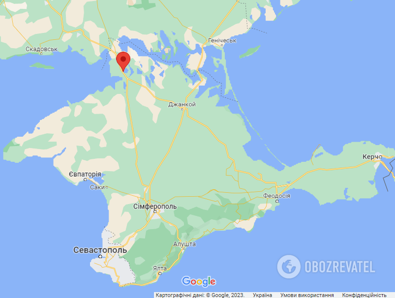 Pochetne (Crimea, Ukraine) on the map