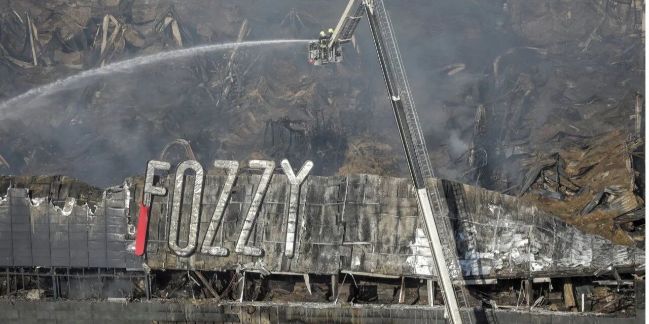 Russia destroys FOZZY hypermarket in Odesa