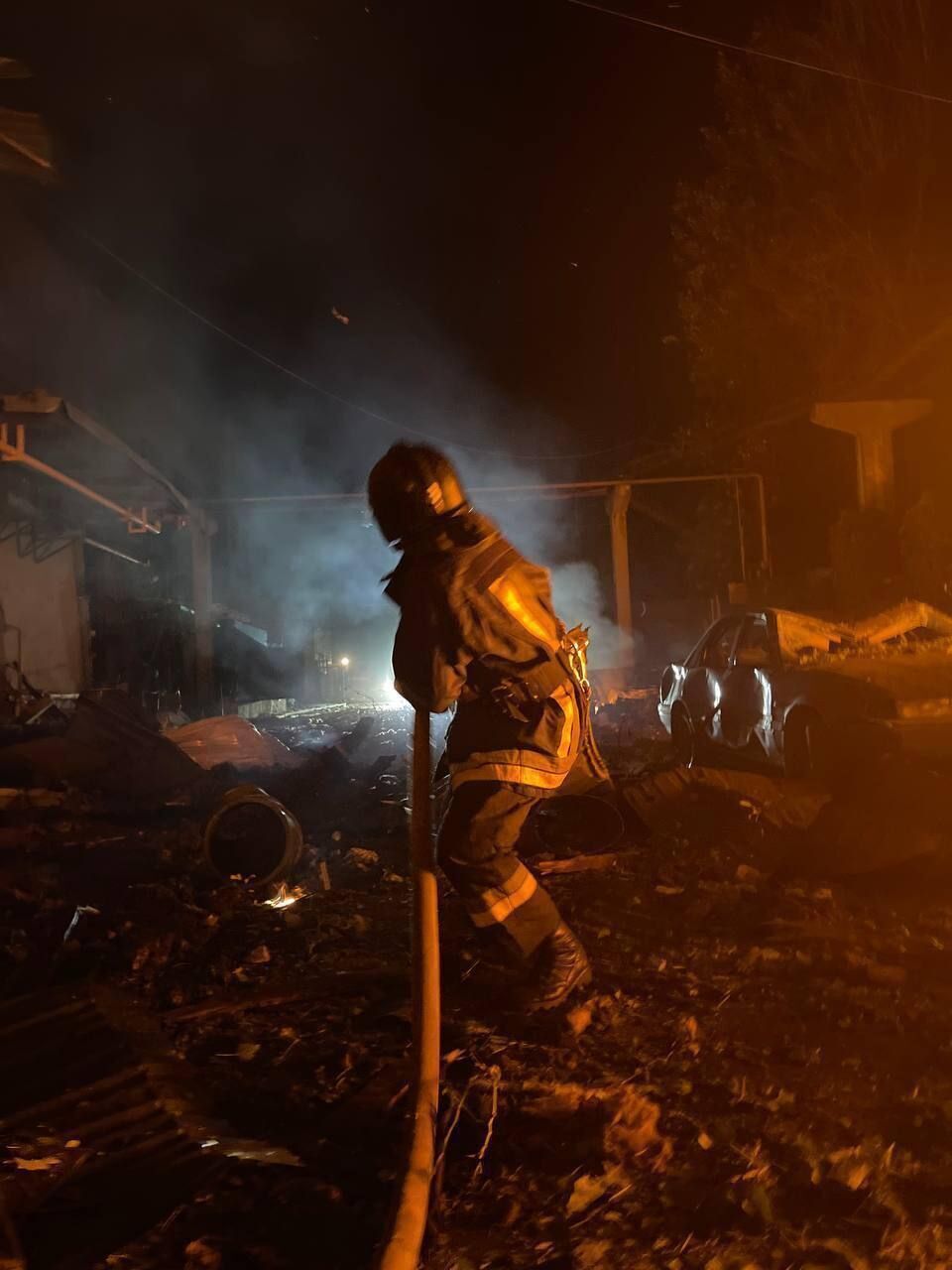 The occupiers attacked Odessa at night with drones and missiles: several fires broke out, there are victims. Photo and video