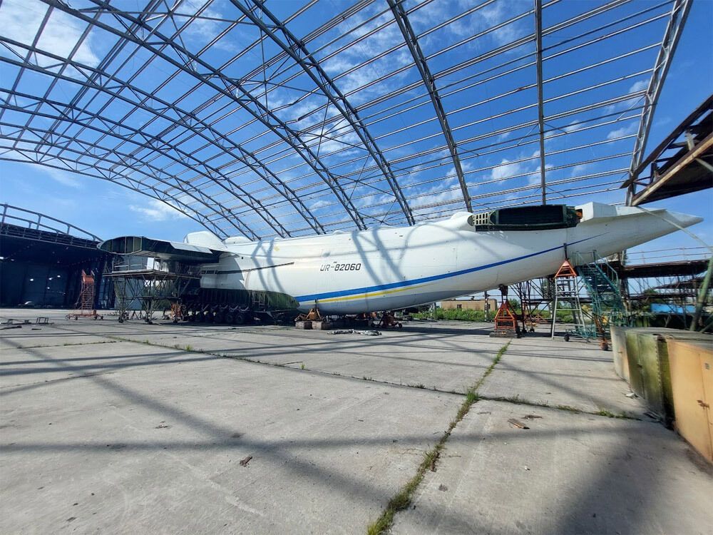 Some fragments have been preserved: Antonov showed how the legendary Mriia looks like now. Photo