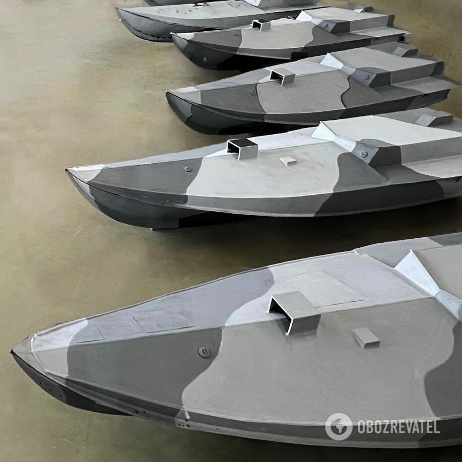 How Sea Baby drones that are produced underground and were used by SSU to attack the Crimean Bridge look like. Photos and video