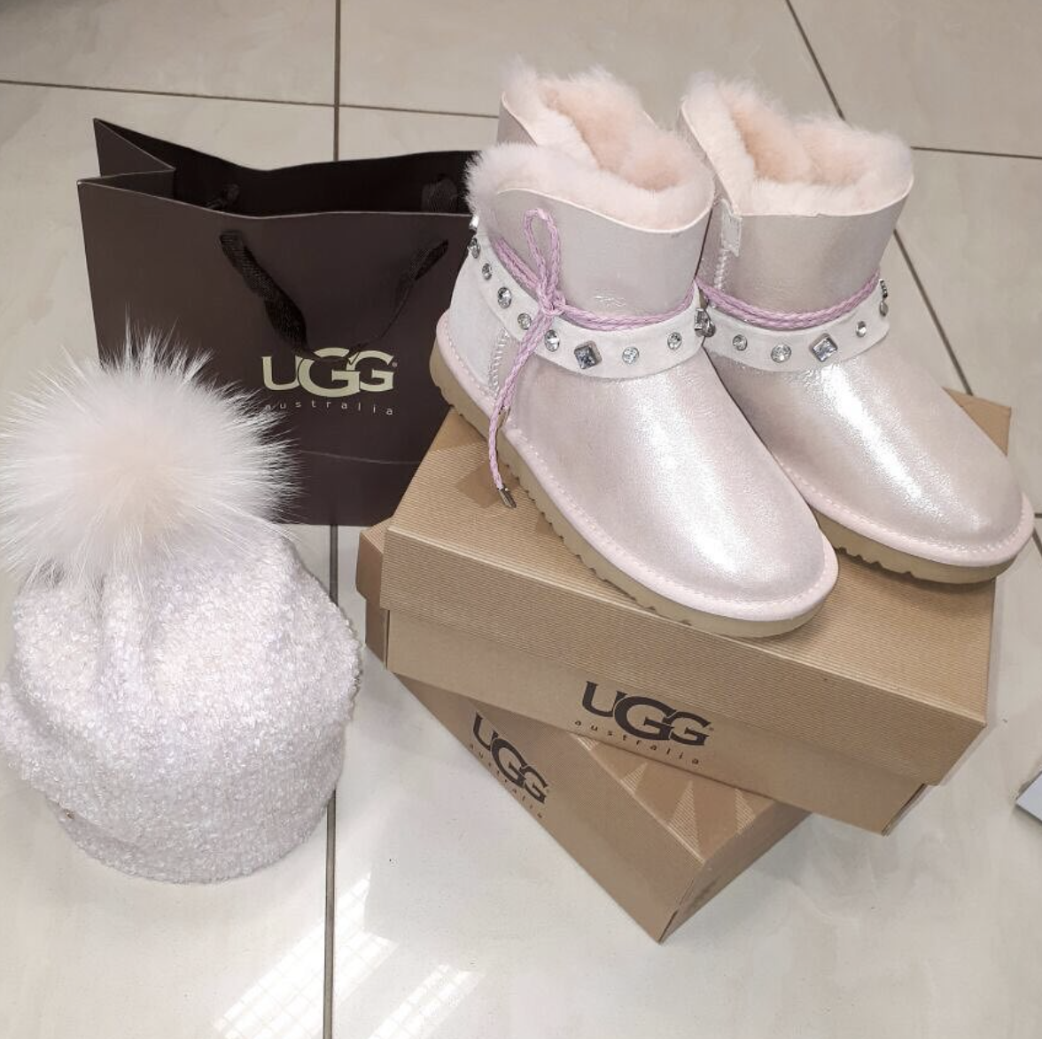 Uggs with rhinestones are no longer in fashion.