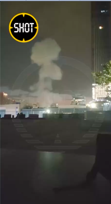 Explosions erupted near Moscow City, smoke billowing at the site: the Russian Federation complained about the UAV attack. Video