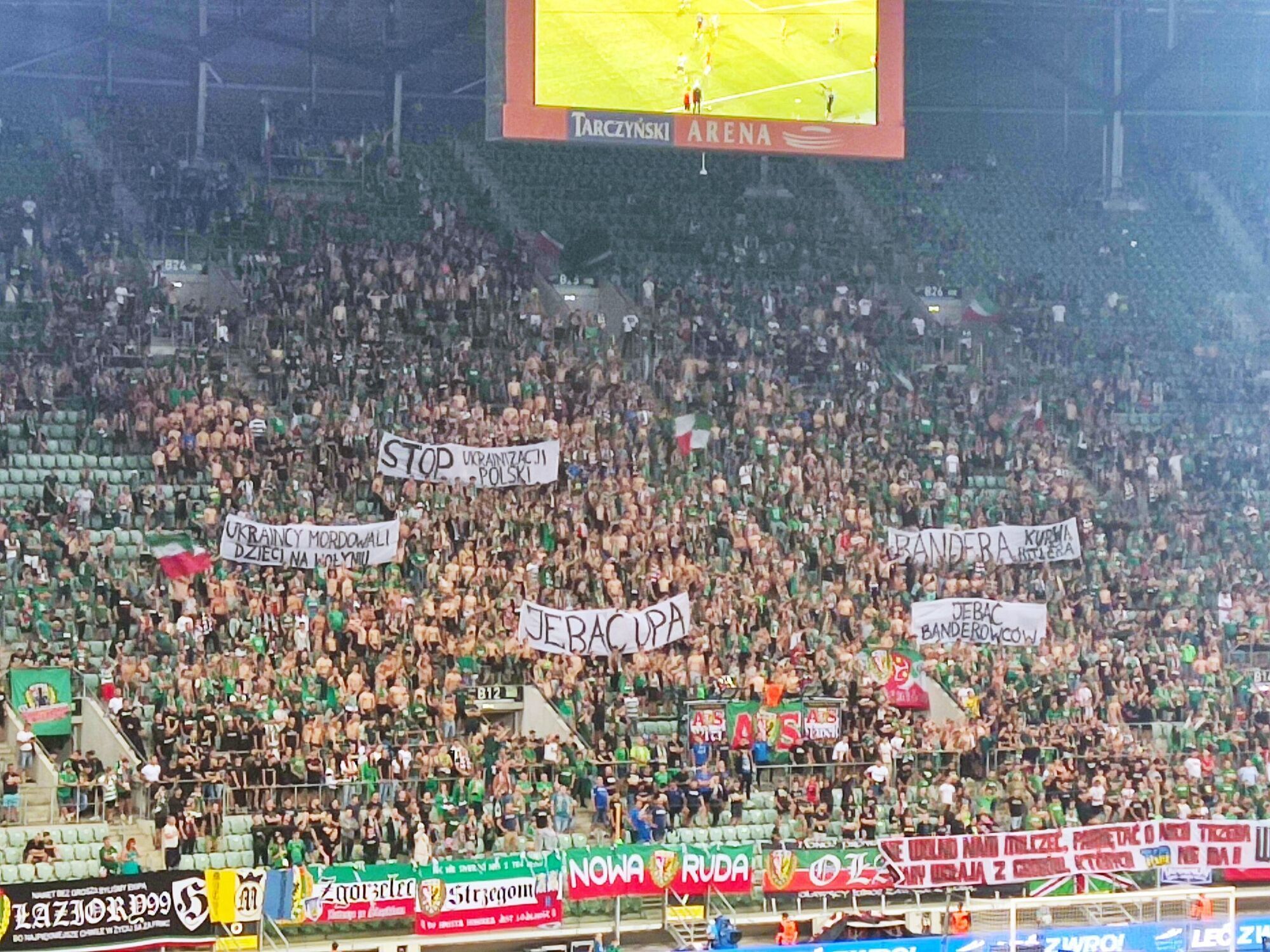 Fans in Poland who protested against Ukraine have been hit with karma
