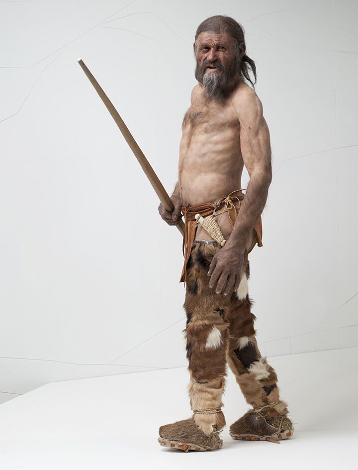 Bald and dark-skinned: what the legendary Ötzi Iceman really looked like