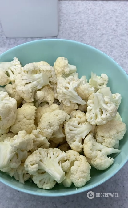 How to bread cauliflower to make it crispy