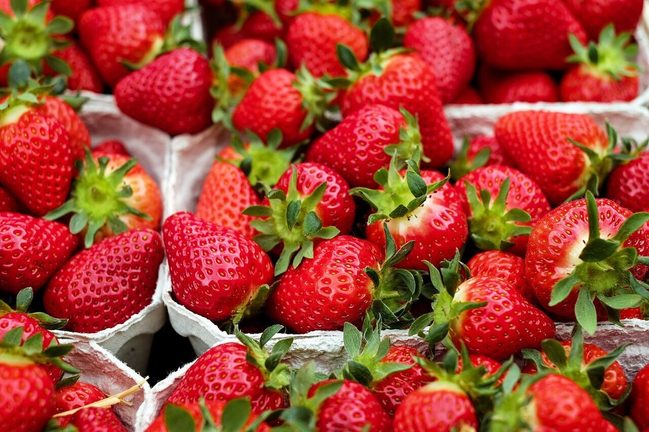Strawberries for jam