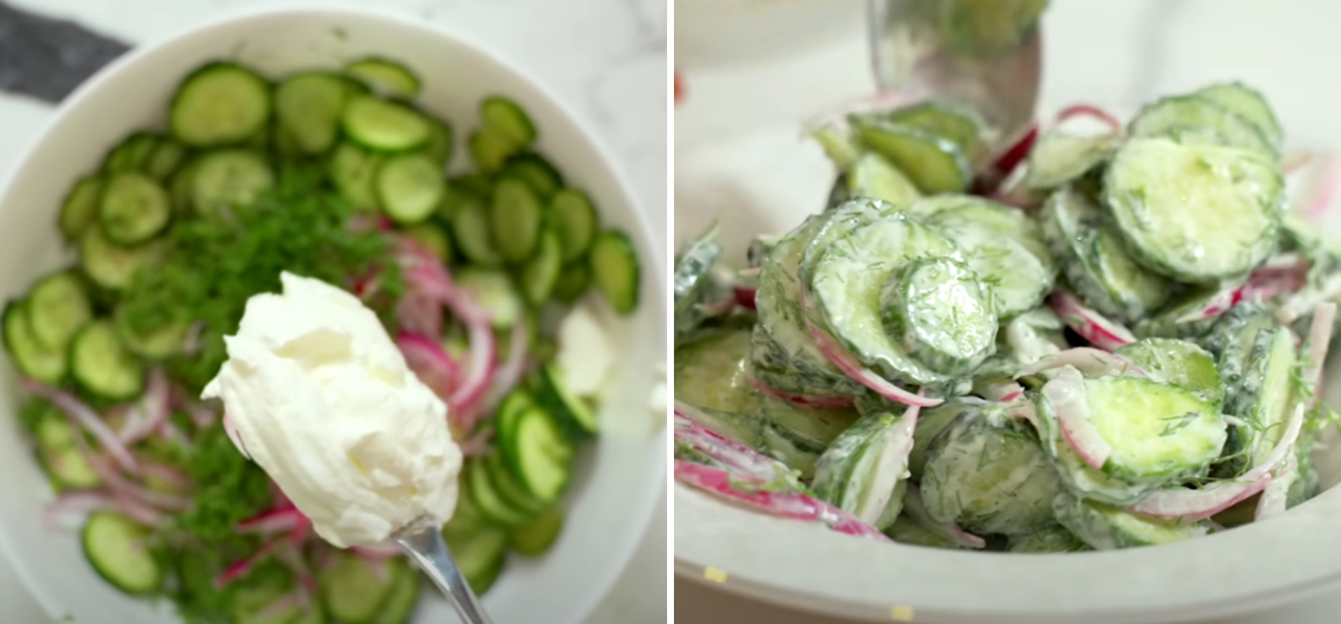 Salad without mayonnaise