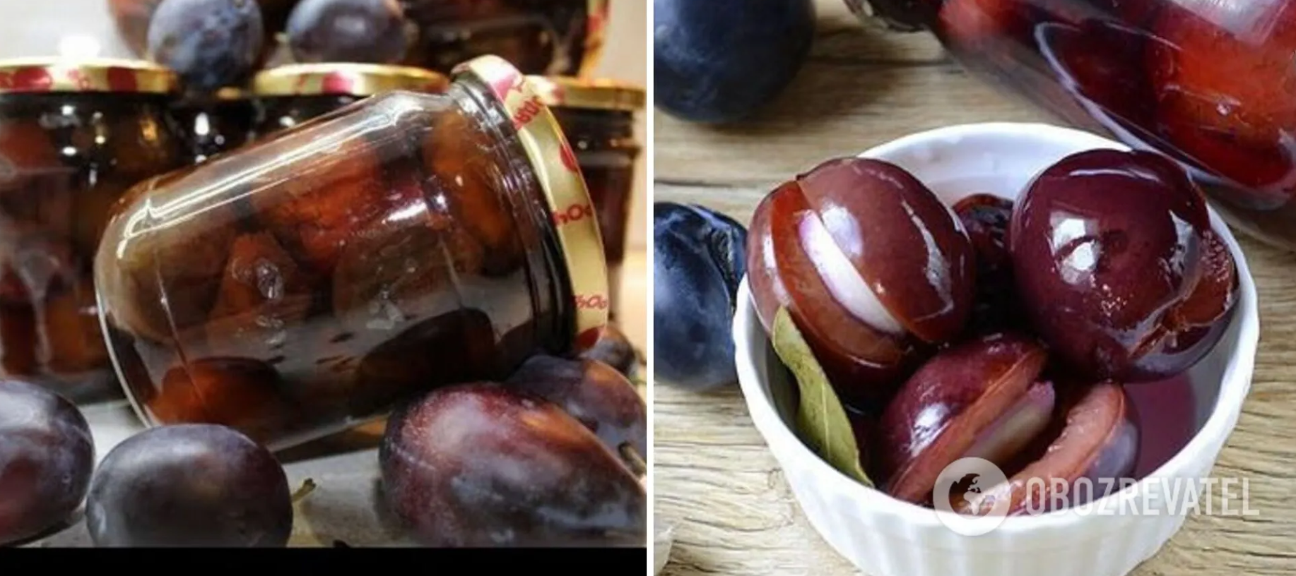 How to pickle plums deliciously for the winter
