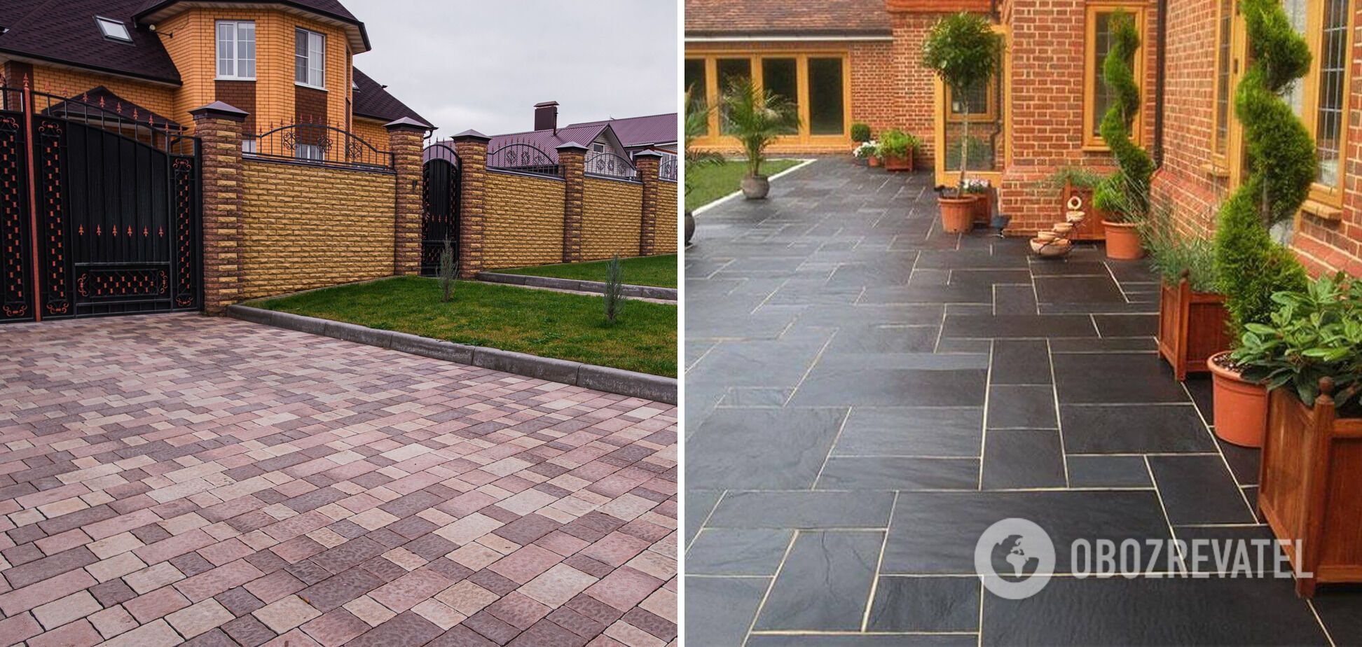 How to easily clean paving tiles in the yard
