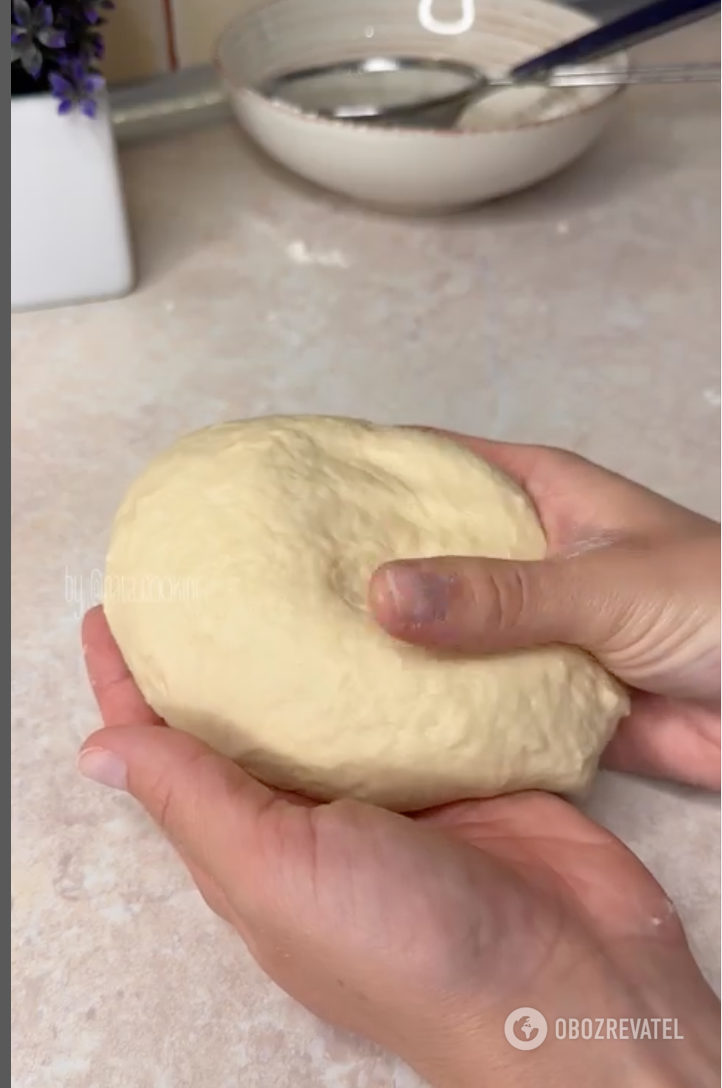 Ready-made dough for khachapuri