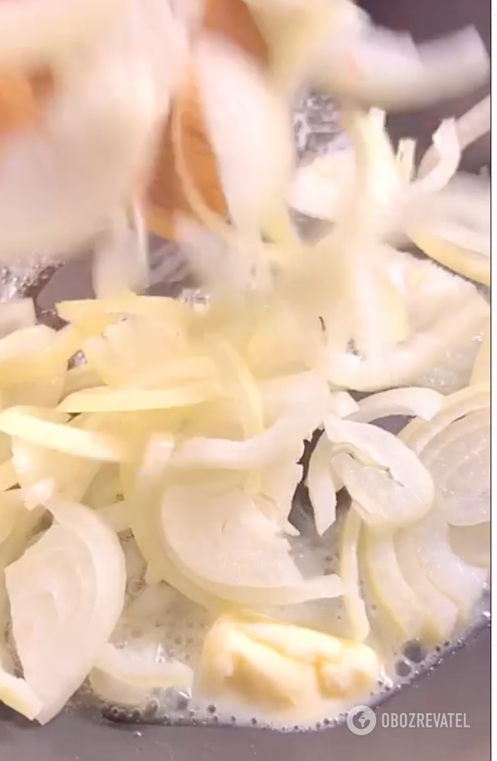 Onions for the dish