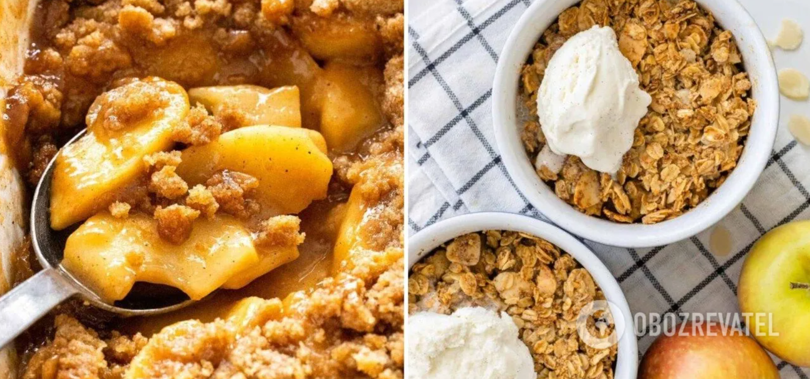 How to make crumble with apple