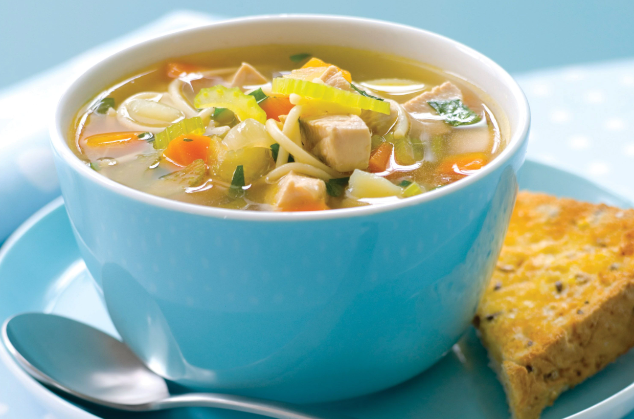 Light soup without roasting