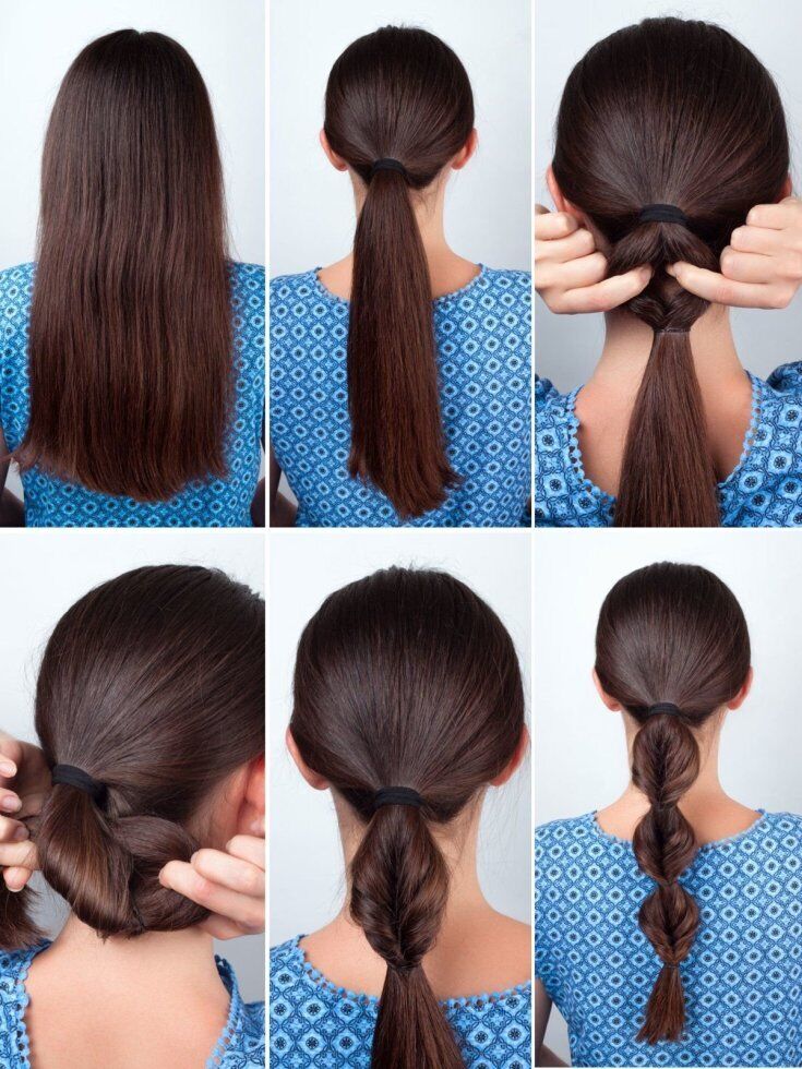 Bubble braid is a very practical hairstyle