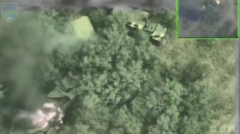 Ukrainian soldiers destroyed the command center of the occupants in the south of Ukraine. Video