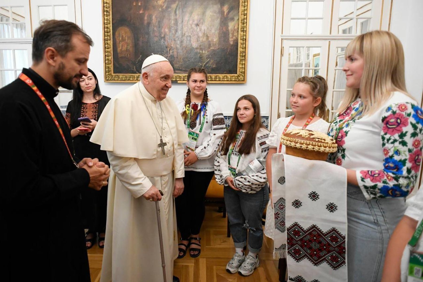 Pope apologises to Ukrainian youth for not being able to influence the situation in Ukraine