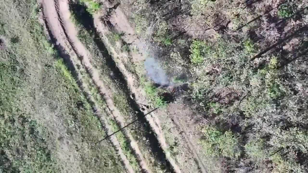 The occupiers decided to play hide-and-seek with the Ukrainian drone, but everything went ''off plan''. Video